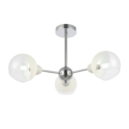 Ceiling EVOLUCE lamp. Sle102702-03. Giorte. 3x40 W, E14, 61x61x33.5 cm, chromium color
