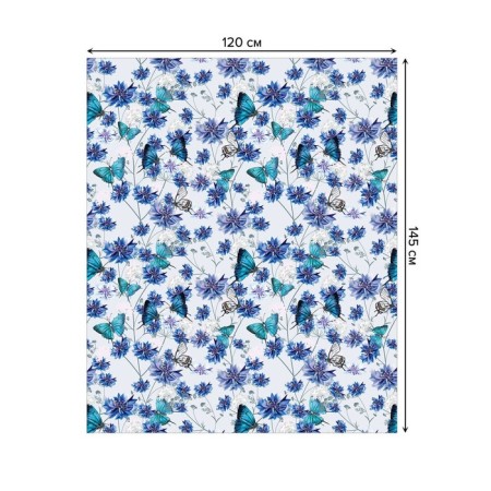 Tables on the table "Cornflower Field", rectangular, oxford, size 120x145 cm-1