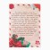 Letter from Santa Claus "New Year's Delivery Service", with stickers