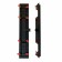 The Veconi Drops Black V750DB, D = 40 mm, lateral release, 815x125 mm, linear, black
