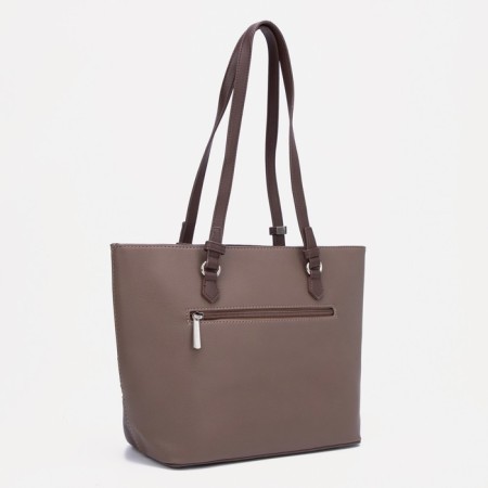 Bag Female Tout on the zipper David Jones, brown color-1