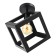 Ceiling chandelier "Cube" Black 1x40W E27 16x16x19 cm Bayerlux