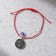 Bracelet-Talisman (3 pcs) “attracts good luck”, red thread, length 24 cm