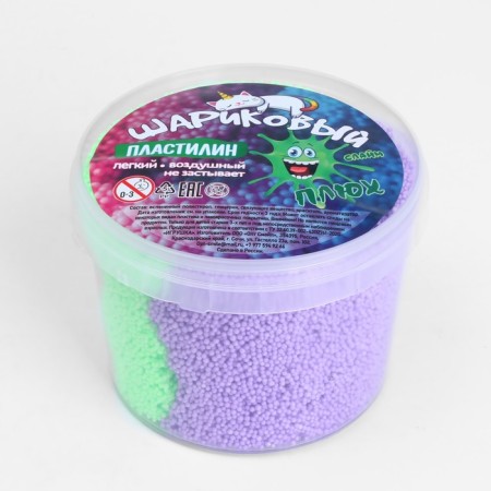 Ball plasticine, lilac-green, 500 ml-1