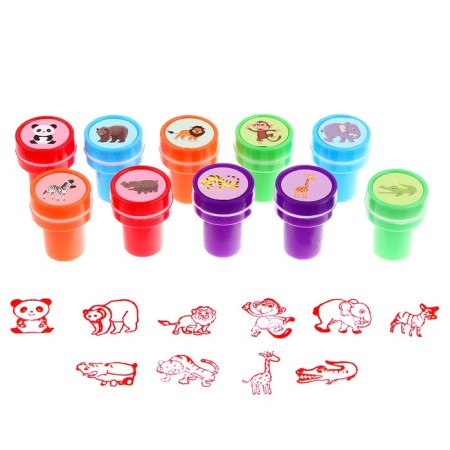 Printing color "animals", set of 10 pcs.-1