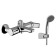 Bath mixer Zipponi Green, 1-crap horizontal, with manual watering cub in the kit, color chromium