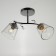 Aisha chandelier 2he27 40W chrome 45x26x27 cm Bayerlux