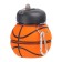 Water bottle, 550 ml, basketball ball, folding, 18 x 8.7 cm