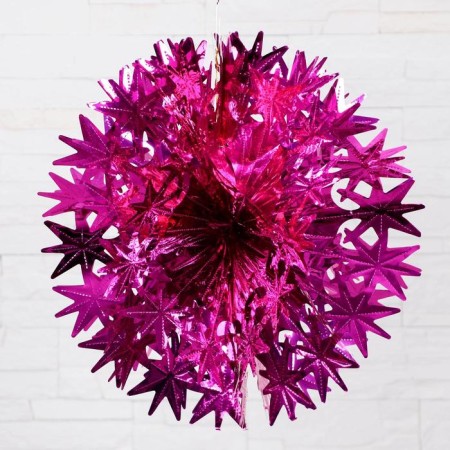 Foil ball "Star" 40x20 cm, mix-1