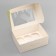 Box for 6 cupcakes with a window, "March 8", 25 x 17 x 10 cm, confectionery packaging