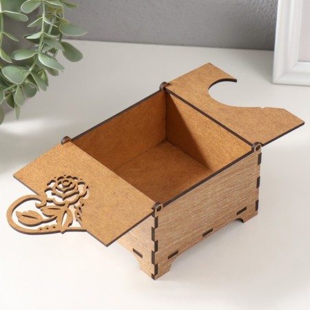 Combined box "Flower in the heart" 10.5x10x7 cm-3