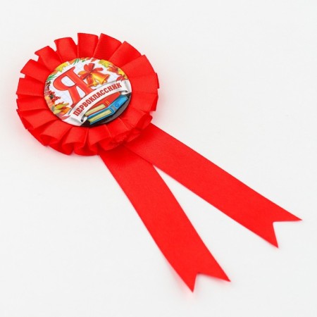 Icon -Orden "I am a first grader", d = 6.5 cm-2