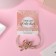 Hair gum "Heidi" heart, 5 cm, gold