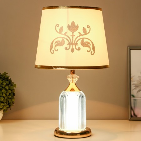 Michelle table lamp E27 40W gold 26x26x43 cm Risalux-1