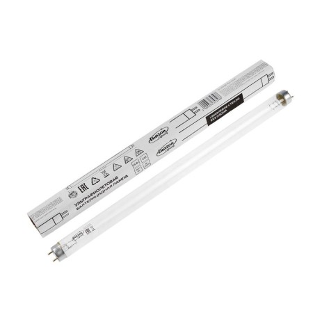 Ultraviolet bactericidal lamp Luazon Lighting, G13, 15W, without ozone, 253.7NM, 437.4mm
