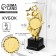 The award figure "Stars", the plastic stand is black, 22 × 9.5 × 7.5 cm.