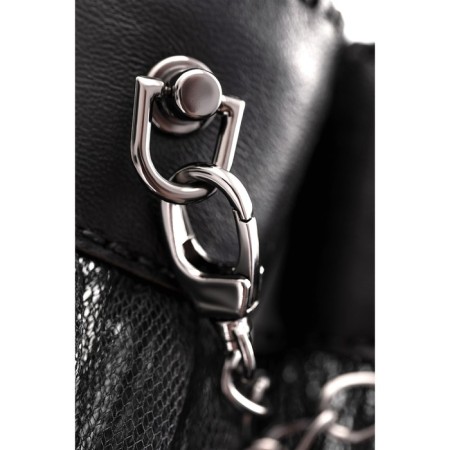 Handcuffs with a grid, black-6