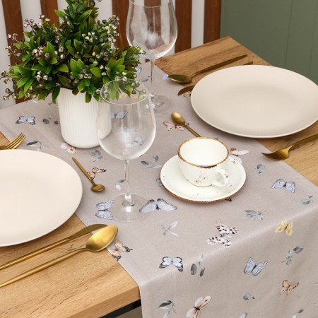 Ethel path "Butterflies" 40x146 cm, 100% cotton, mitch 186 g/m2-2
