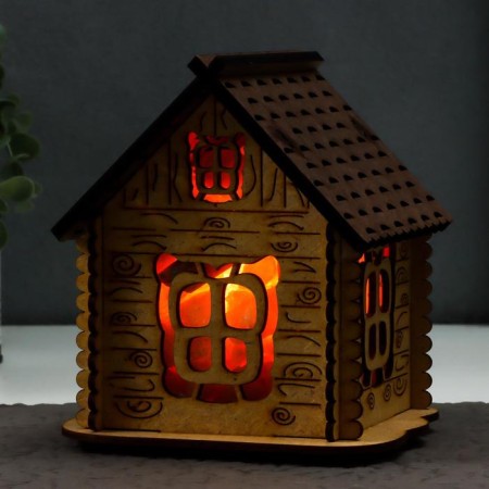 Salt lamp with Dimmer "DOM" Wooden, 1x15W E14, 1-1.3 kg, 16x16x16cm-13