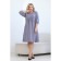 Female dress, size 58, gray color