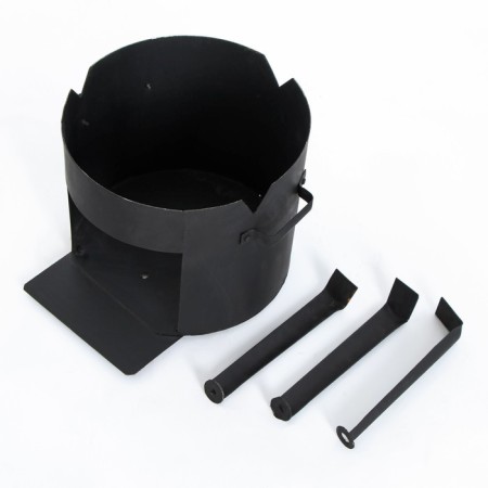 Stove for a cauldron, removable legs, 10 l-3