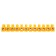Klement screw block KV-25 10-25, current 60 A, polypropylene yellow rexant (10 pcs.