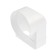 Zein connector, 55x110 mm, d = 100 mm, angular, ventilation