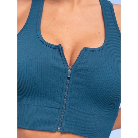 T-shirt-top sports female, size m-l, color sea wave-3