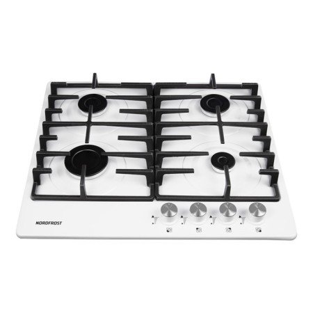 Hon surface NordFrost HS 6041 W, gas, 4 burners, white-1