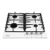 Hon surface NordFrost HS 6041 W, gas, 4 burners, white