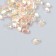 Decor for creativity Plastic "elongated crystal" set of 60 pcs Pink 0.8x0.6 cm