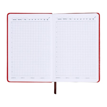 Delicidal Data, A5, 140l, Cage, Region Kozhzam, with a Slocation, Style, Red-13