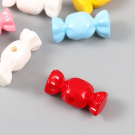 Busina for creativity plastic "candy" bright colors mix 1.5x3.1x1.5 cm-2