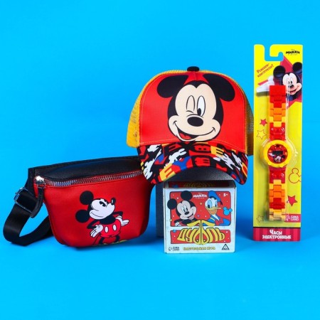 Gift set "Mickey Mouse" with a clock of 4 items-1