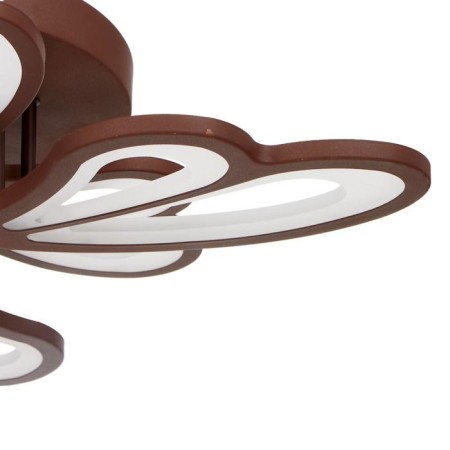 Causteen with PDU 661342/12 LED 140W Dimmer 3 modes 3000-6000k coffee 59x59x8 cm Bayerluux-7