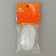 An animal brush brush, 5.5 x 2.5 cm, transparent container 7 x 4 cm