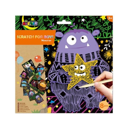 Set for creating paintings by Avenir Stylos "Monsters", engraving