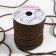 Cord twisted, d = 3 mm, 25 ± 1 m, brown color