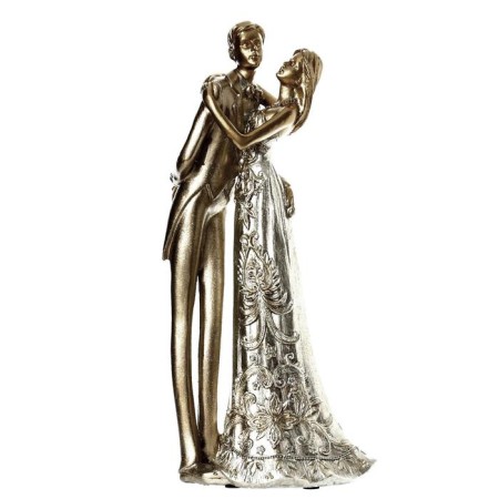 Polystone souvenir "Bride and groom on marriage" 29x9x13 cm-4
