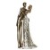 Polystone souvenir "Bride and groom on marriage" 29x9x13 cm