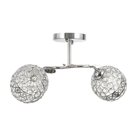 Roxanne chandelier 2he27 40W chrome 48x26x27 cm Bayerlux-3