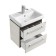 Tumbling under the Aquaton shell Ronda Pro, 55 cm, color of oak soms