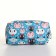 Cosmetic bag with lightning, blue color