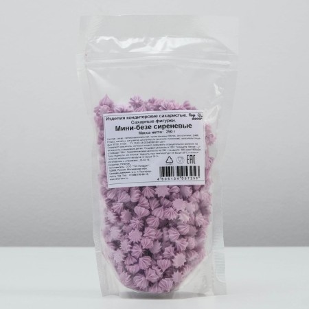 Sugar figures "Mini-Bez", lilac, 250 g-1