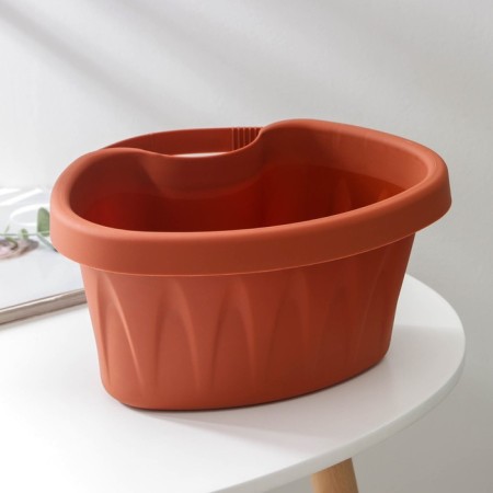 Kashpo on the drain pipe "Alia", 3.5 l, the color of the terracotta
