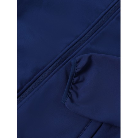Demi-season windbreaker for Minaku boys from SoftShell on fleece, waterproof, dark blue, height 98 cm-2