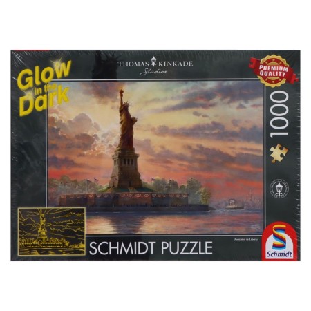 Puzzle "Thomas Kinkeid: Statue of Freedom", 1000 elements-1