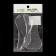 Half -slopes for shoes, with an adversary, massage, on a glue basis, silicone, 12 × 6 cm, pair, color transparent