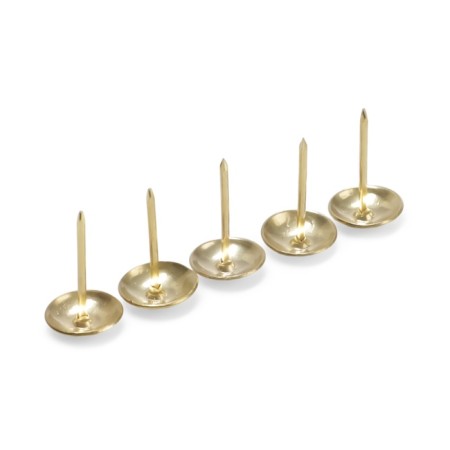 Tundra nails, decorative, 10x18.5 mm, gold, 50 pcs-11