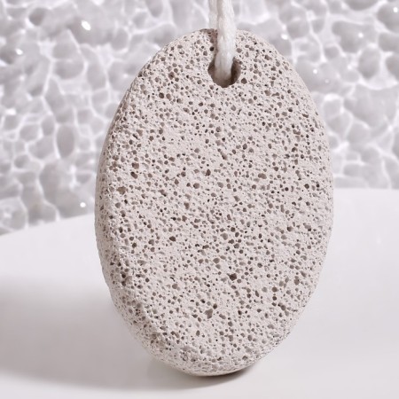 Pumza for pedicure, with a suspension, 7.2 × 5 cm, in a box, white color-6